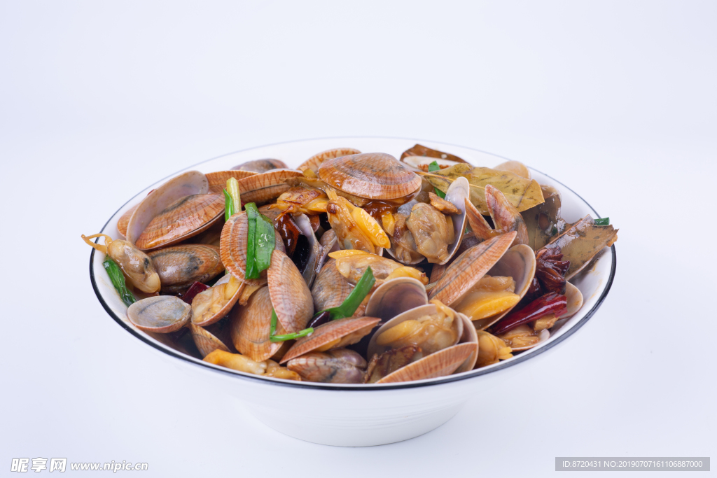 花甲沙甲海鲜炒花甲美食