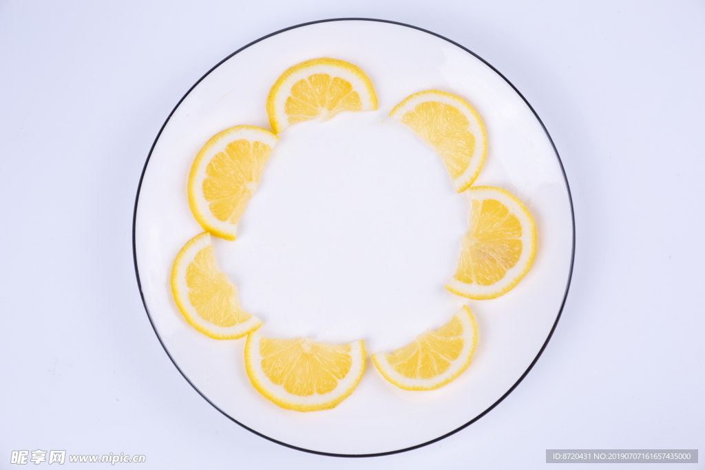柠檬水果果蔬水果白底图