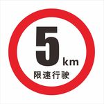 限速牌