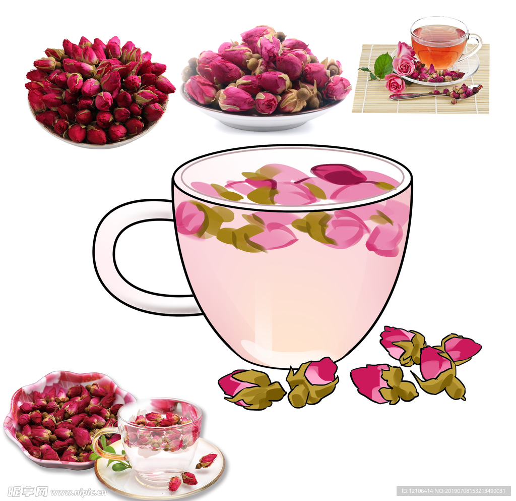 玫瑰花茶