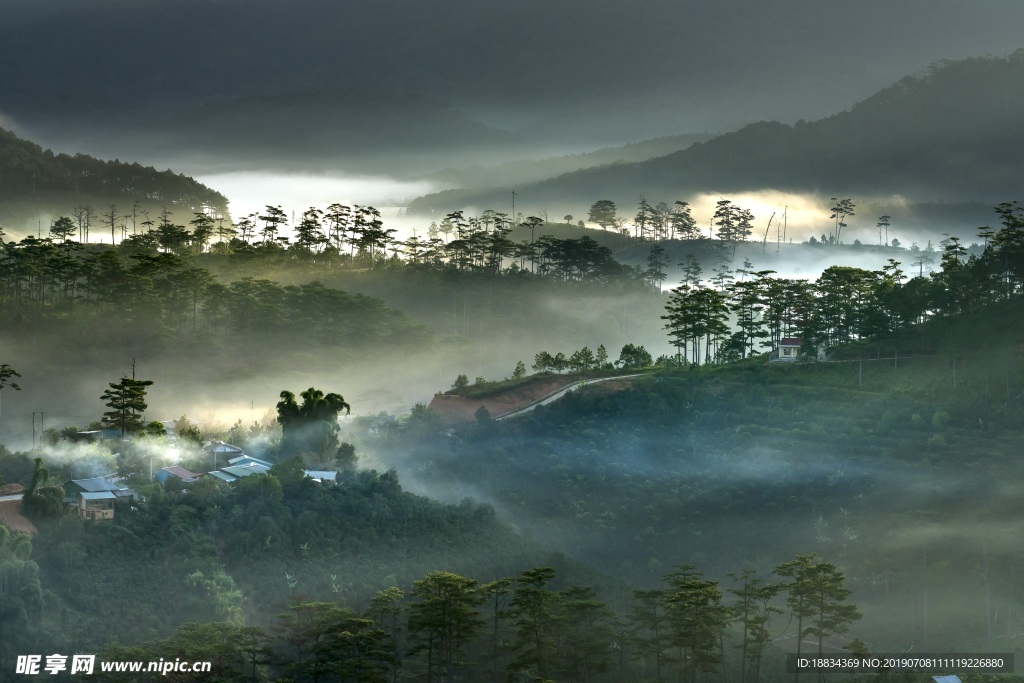 远山自然风景
