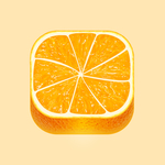 橘子图标