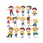 卡通小孩