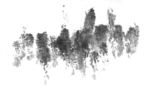 水墨屏风画