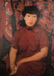 红衣女人