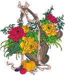 花篮  瓜果
