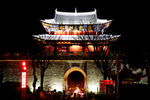 昆明云南大理古城夜景