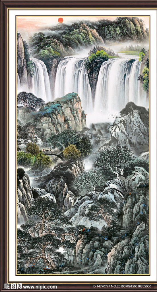 玄关山水画