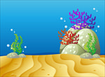 卡通海洋生物