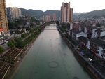 航拍恩施宣恩全景图片