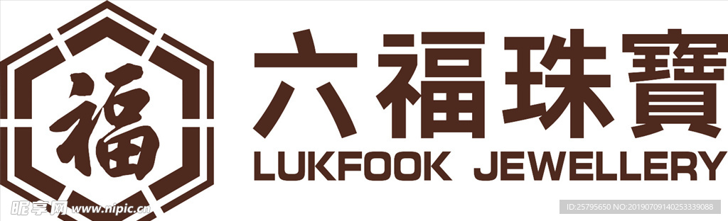 六福珠宝logo