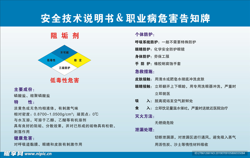 职业病危害告知牌