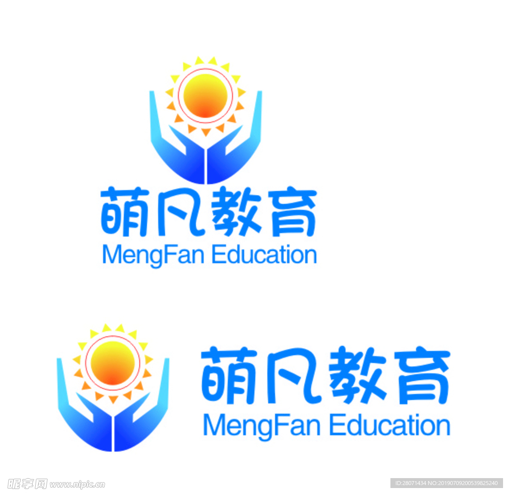 萌凡教育LOGO