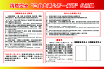 社区小区创建消防安全公益展板