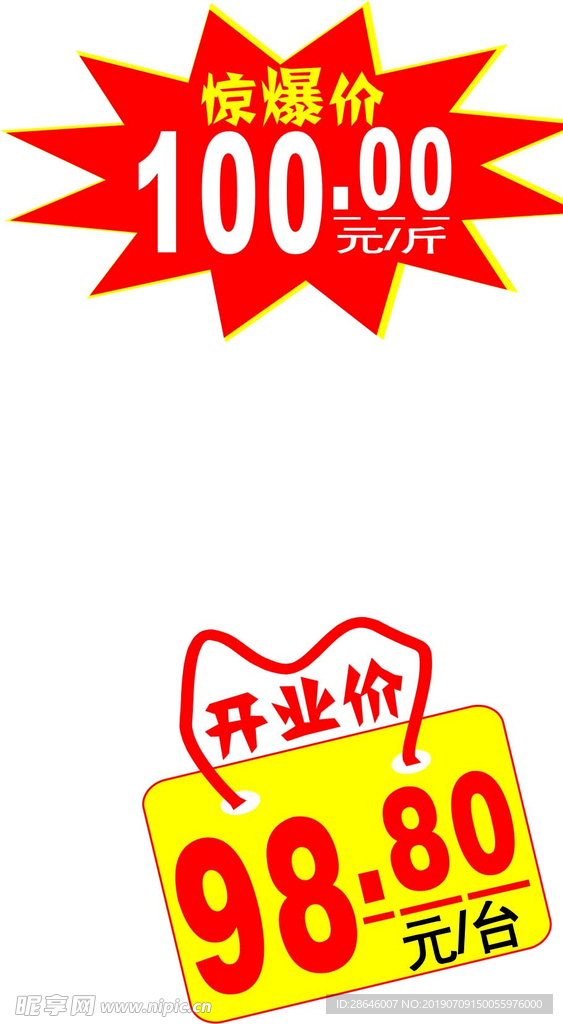 开业价
