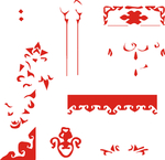 欧式花纹