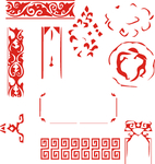 欧式花纹