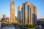 国贸商业区的建筑群
