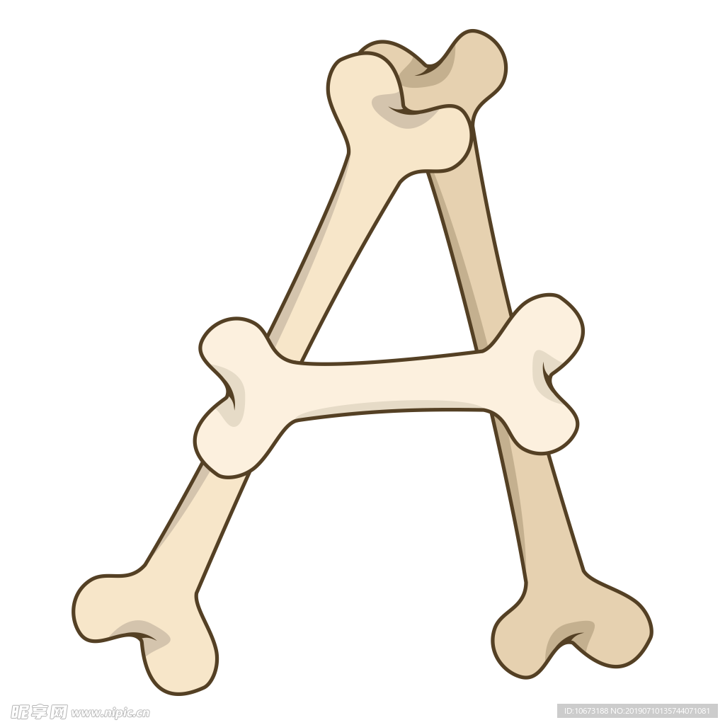 卡通字母