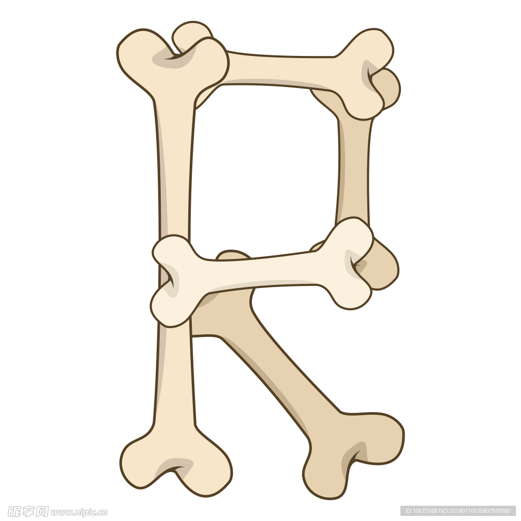 卡通字母