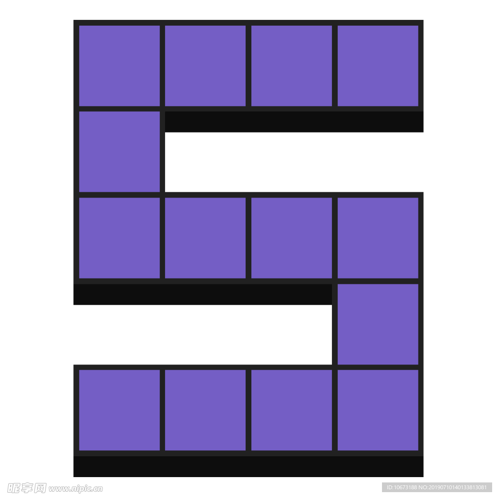 卡通字母