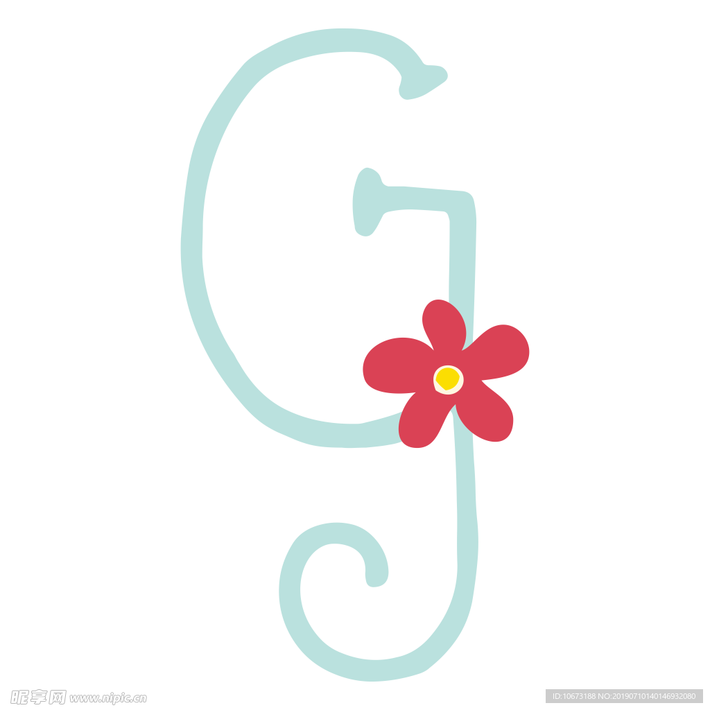 卡通字母