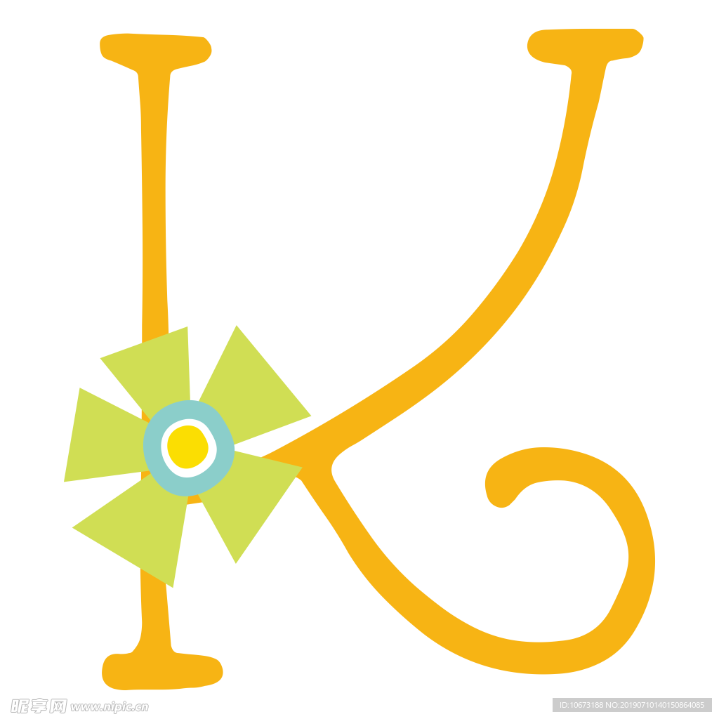 卡通字母