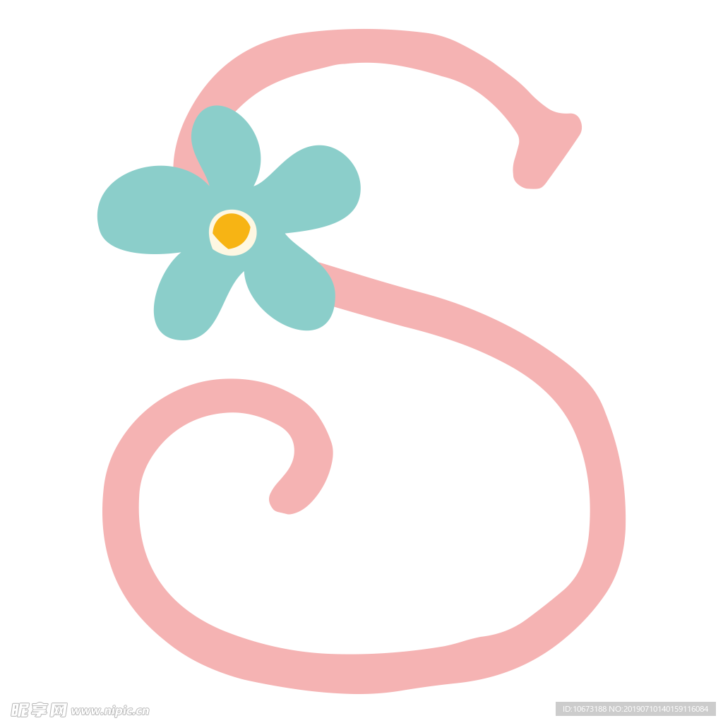 卡通字母