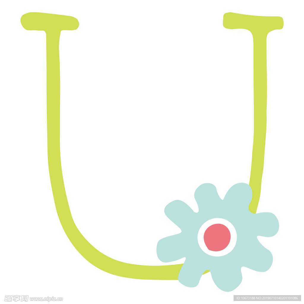 卡通字母
