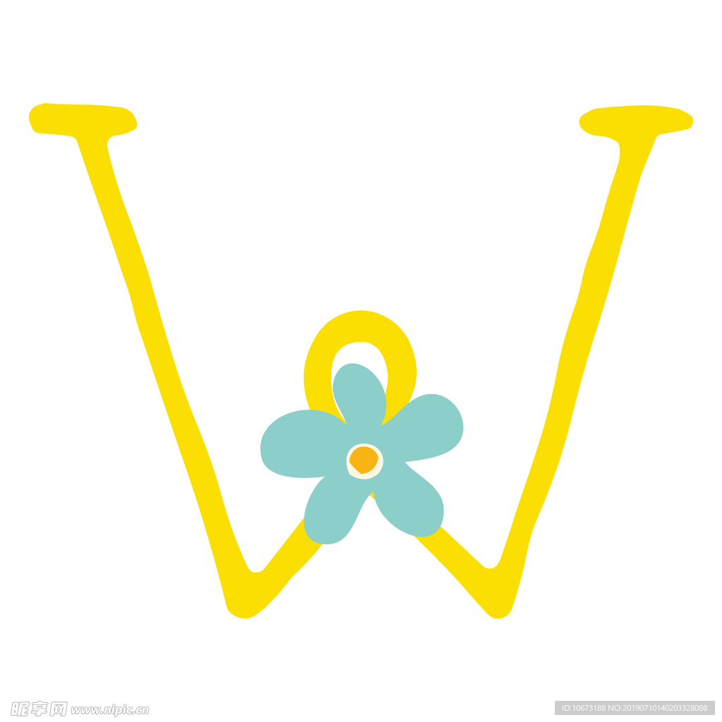 卡通字母