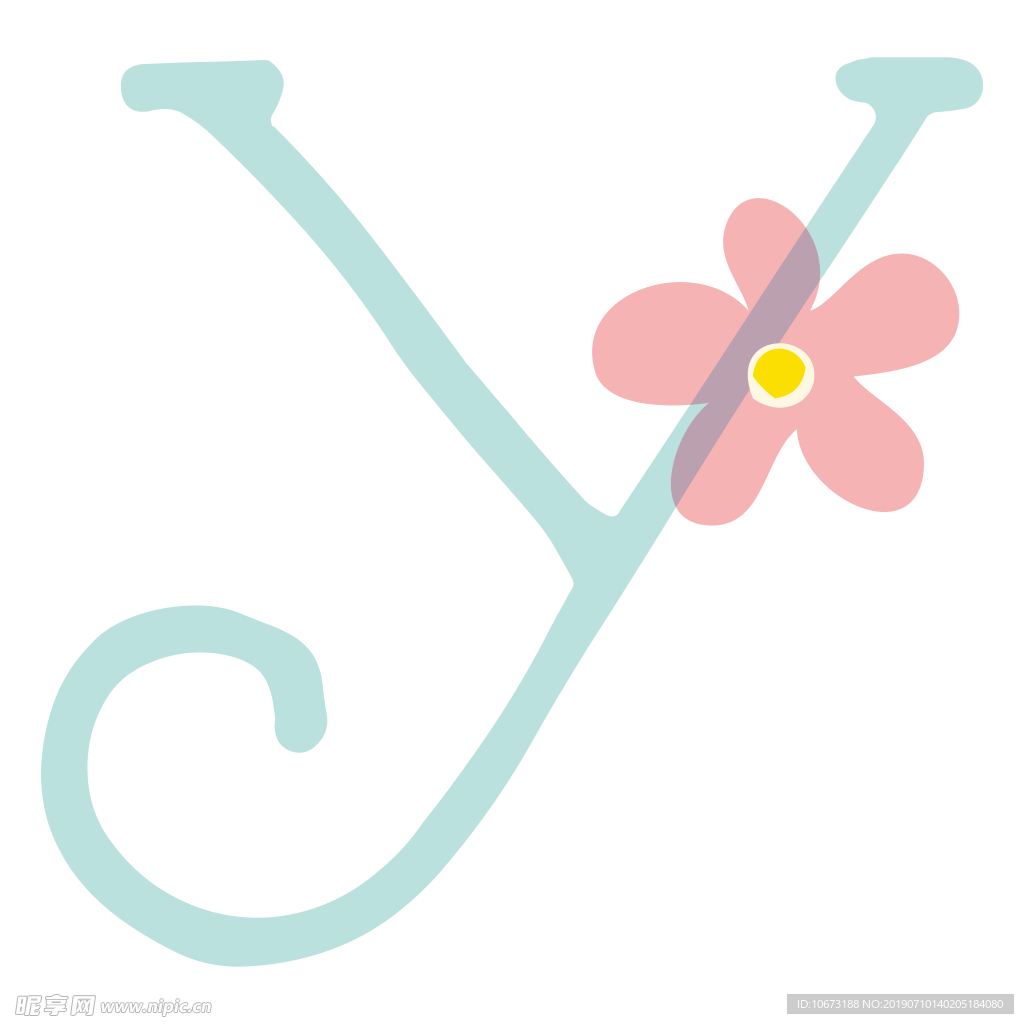 卡通字母
