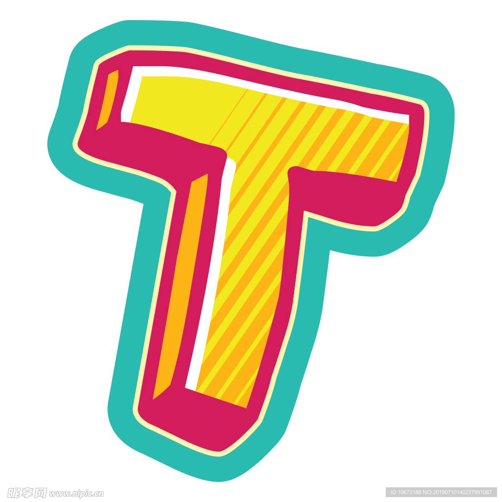 卡通字母
