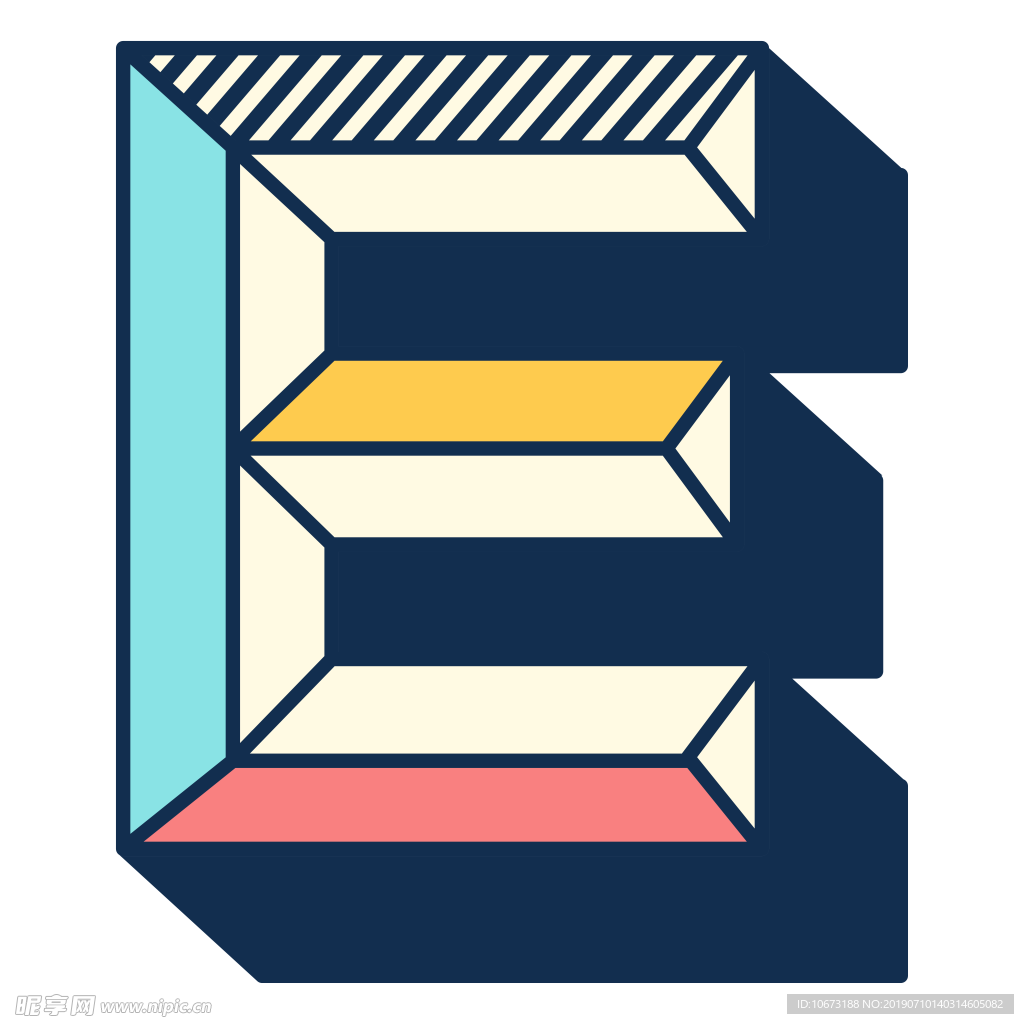卡通字母