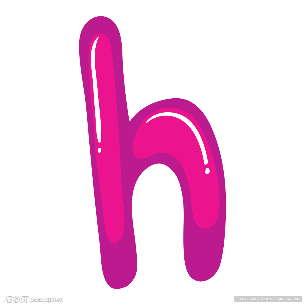 卡通字母