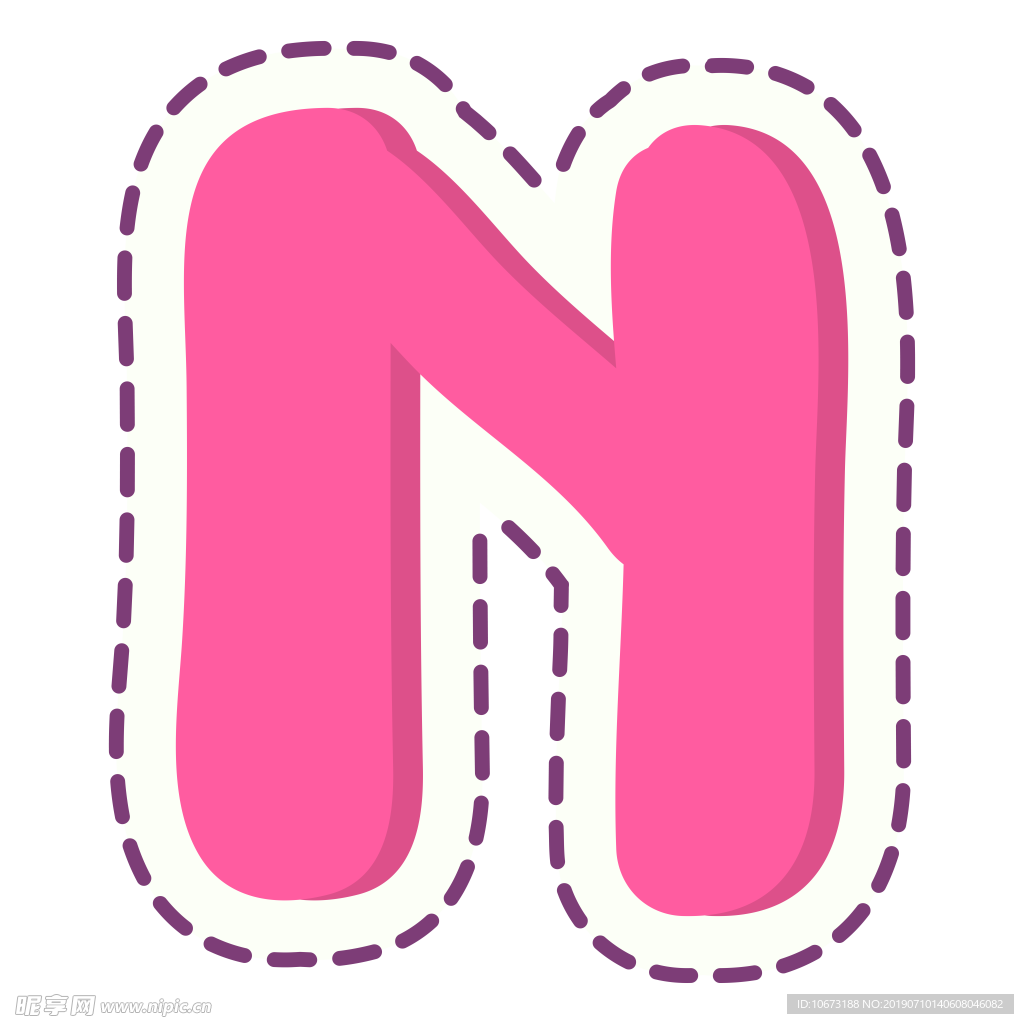 卡通字母