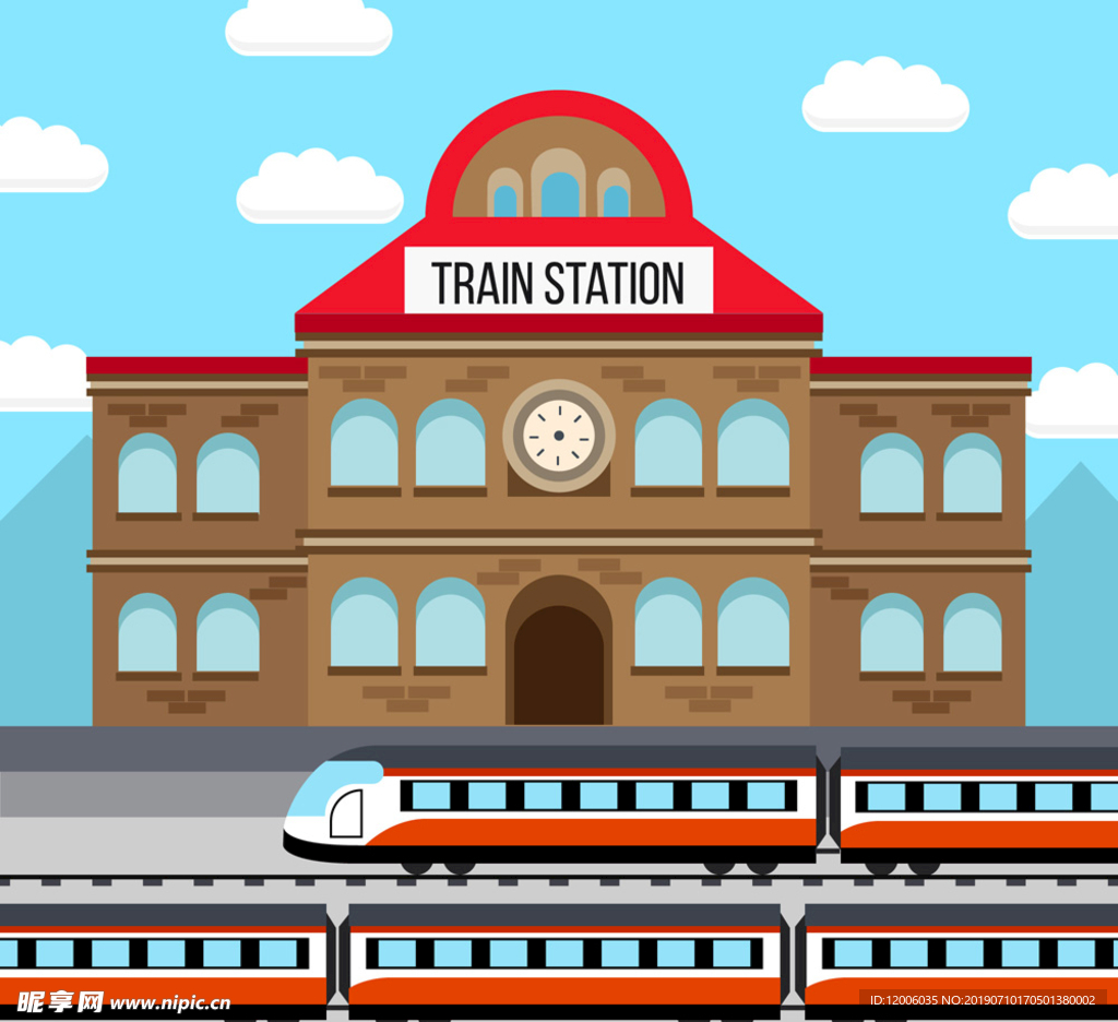 创意火车站设计
