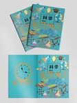 卡通手绘小学笔记本封面