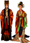 古代婚礼的夫妻