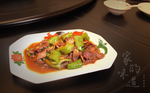 青椒炒牛肉美食