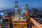 繁华城市夜景图
