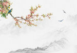 中国风山水花鸟图