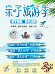 亲子旅游宣传单页