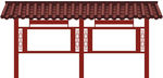 复古 宣传栏 雕塑 党建 户外