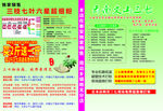 三七宣传单