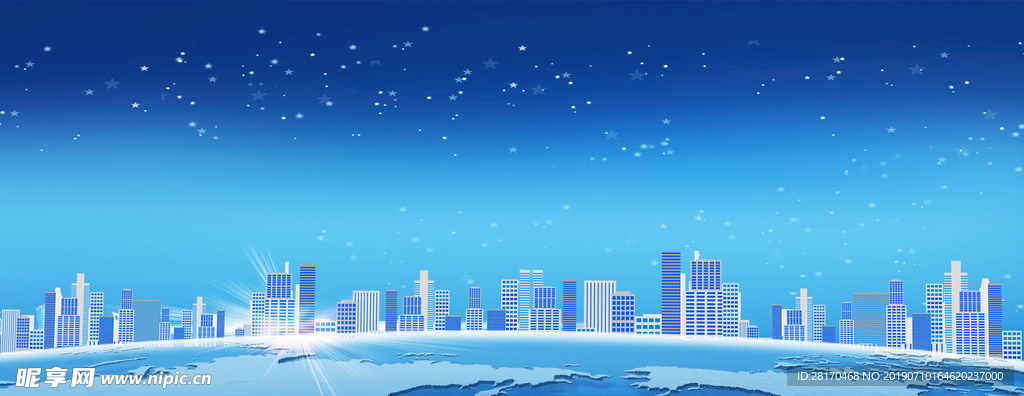 科技城市背景