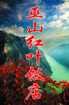 巫山红叶风景