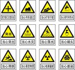 当心警示