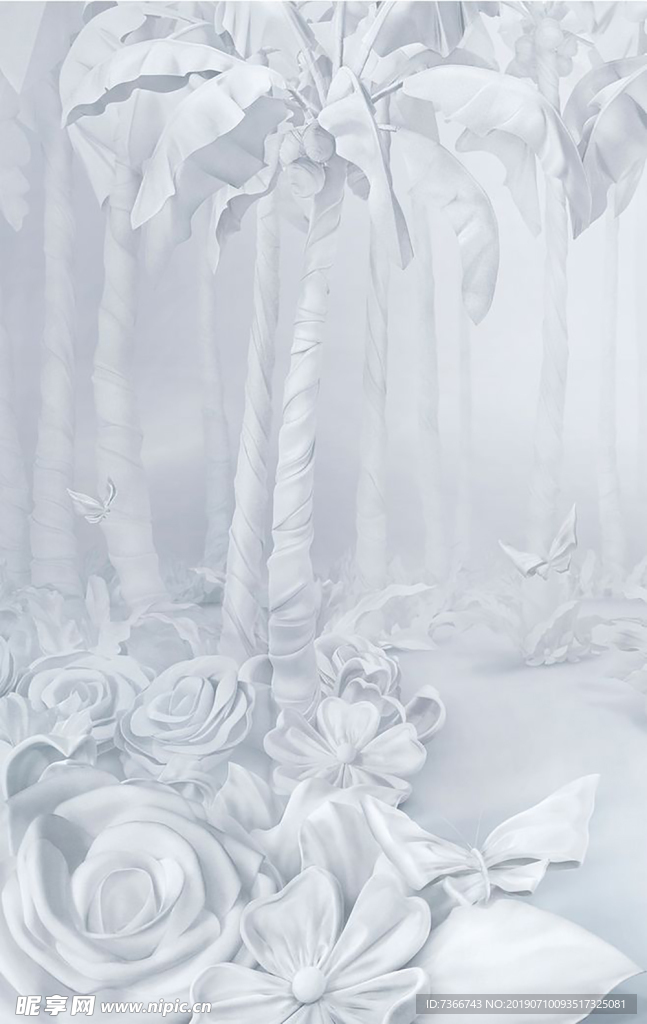 白色 花纹 底纹 纹理 花背景
