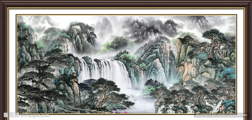巨幅山水画