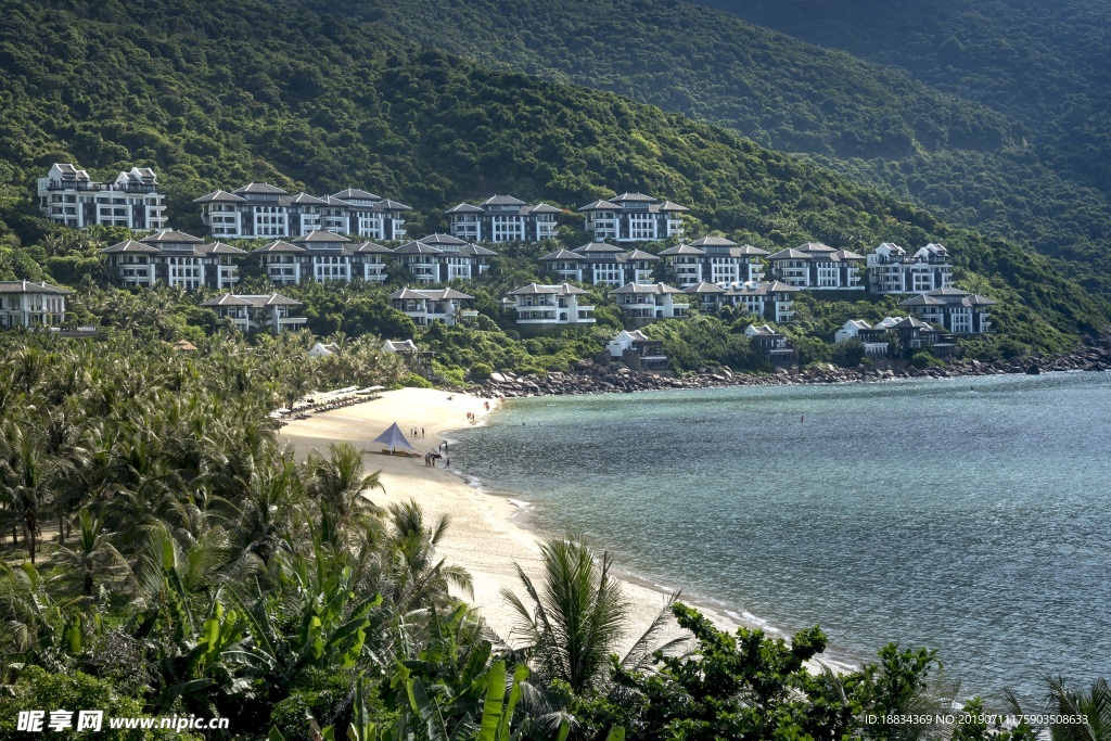海边建筑风景